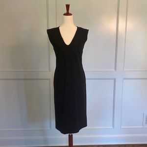 Theory Black Midi Dress
